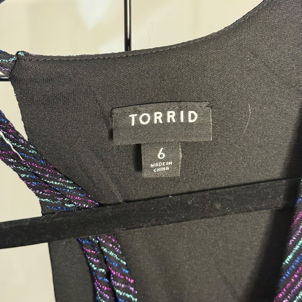 Torrid 6X Sparkle Jumpsuit - Picture 2 of 3